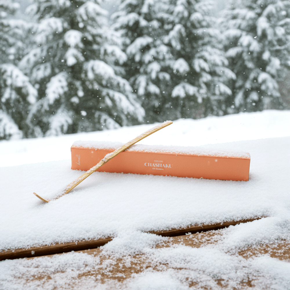 CHASHAKU - Cuillère en bambou - KEROLI MATCHA