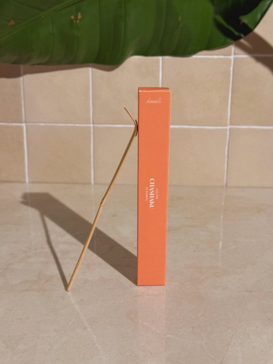 CHASHAKU - Cuillère en bambou - KEROLI MATCHA