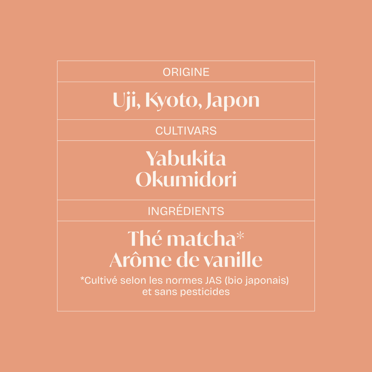 GOLDEN HOUR - Matcha Vanille 40g - KEROLI MATCHA
