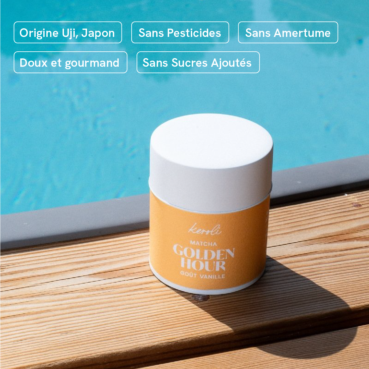 GOLDEN HOUR - Matcha Saveur Vanille