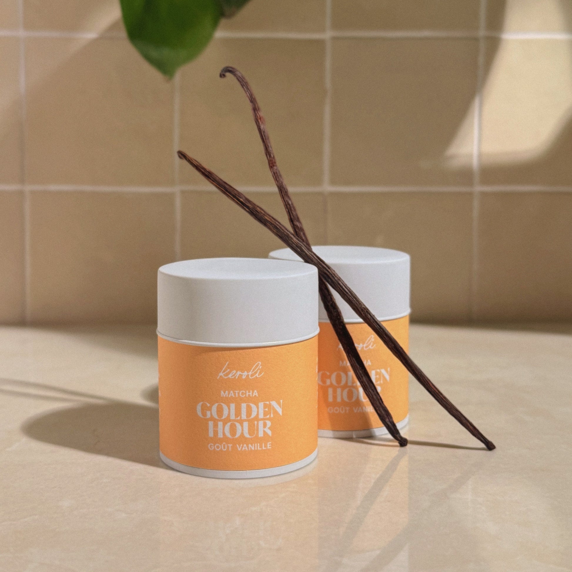 GOLDEN HOUR - Matcha Saveur Vanille - KEROLI MATCHA